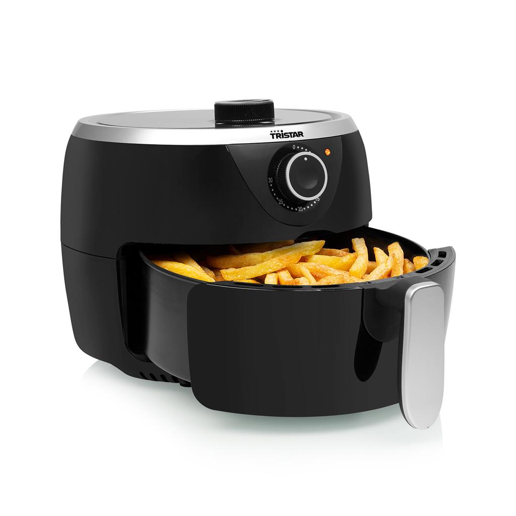 Tristar Friggitrice Ad Aria Calda Airfryer, 1800 Watt, 6 Litri, 8 Programmi  Di Cottura, Nero, ‎36.5 x 30.5 x 34 cm; 5.43 Kg