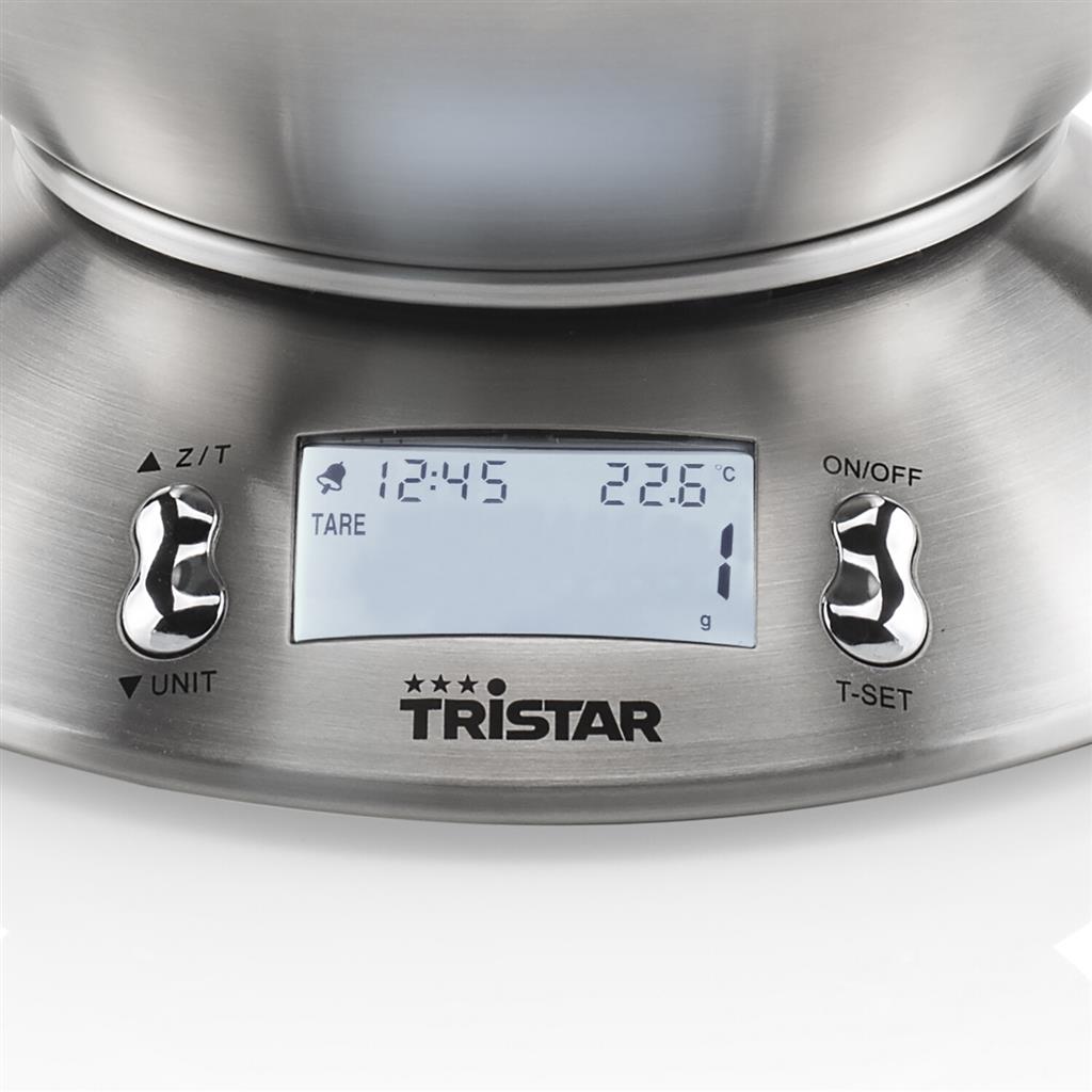 datum Baars Roman Tristar KW-2436 Keukenweegschaal | Tristar