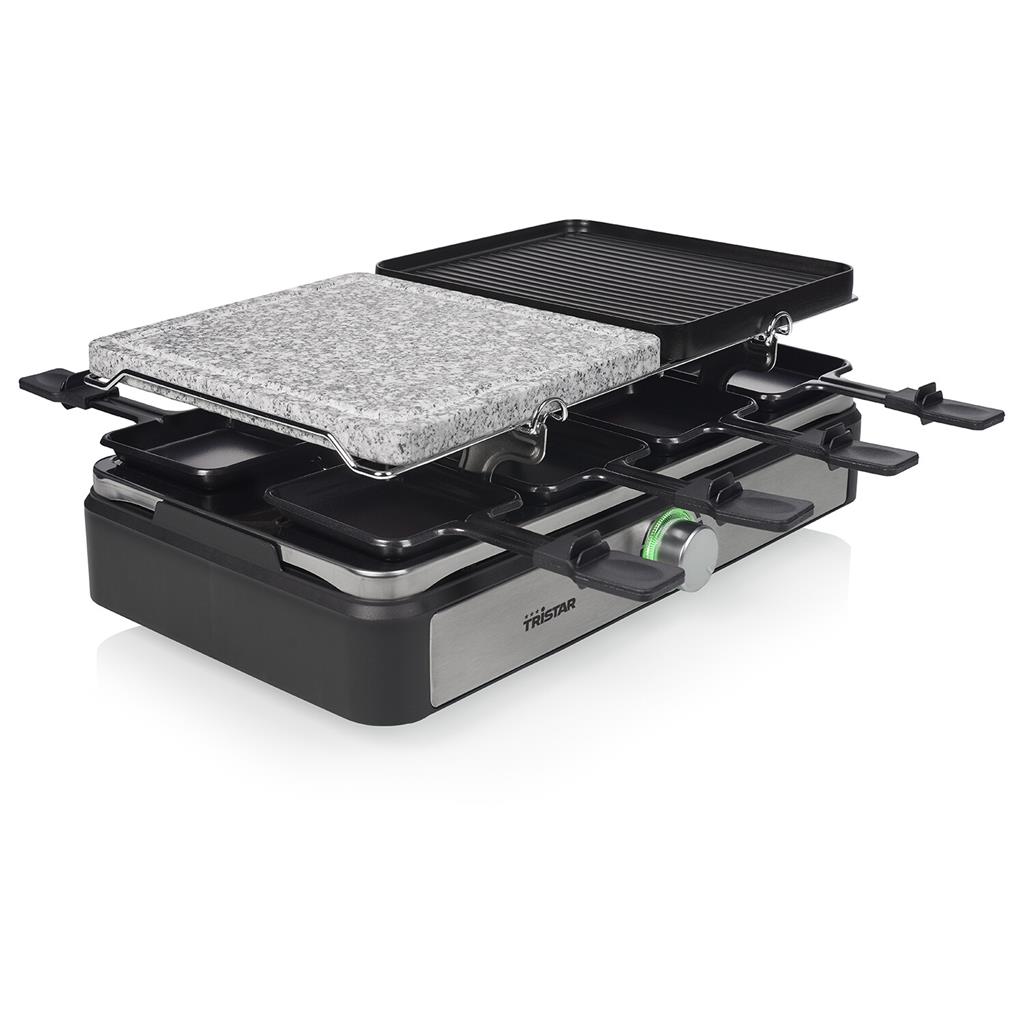 Tristar Gril Ã raclette 4 personnes RA-2742 800 W 23,8x10,4 cm Noir