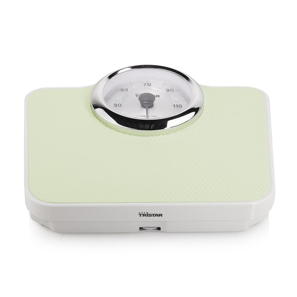 Buy Tristar WG-2428 Analog bathroom scales Weight range=136 kg Light green