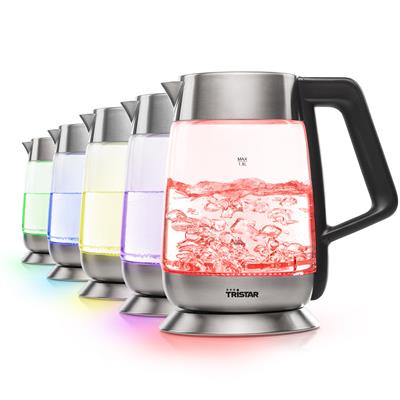 Tristar WK-3375 Glass kettle multi-color LED