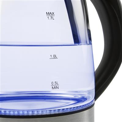 Tristar WK-3377REWE Glas Wasserkocher mit LED